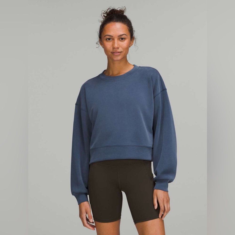 lululemon athletica Blue Softstreme Sweatshirt